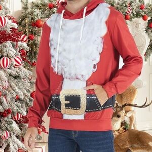 Novelty Santa Hoodie (large)